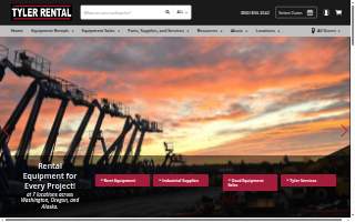 Tyler Rental Inc of Juneau website