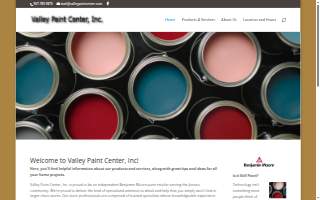 Valley Paint Center website