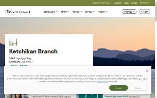 Credit Union 1 - Ketchikan Branch website