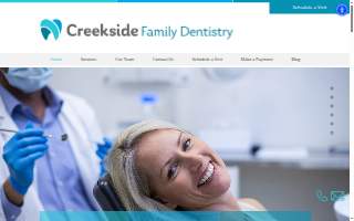 Creekside Family Health Clinic website