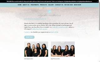 Alyeska Aesthetics Eagle River of Lakes website