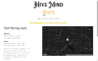 Hive Mind Meadery of Lakes website