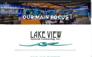 Lake View General Contracting website