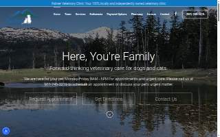 Palmer Veterinary Clinic website