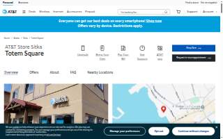 AT&T Store of Sitka website