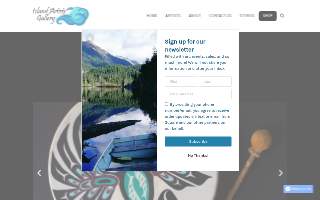 Island Artists Gallery website