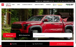 Juneau Toyota website