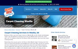 Heaven's Best Carpet Cleaning website