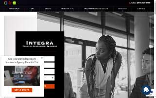 Integra Insurance Services website
