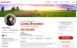 Linda Brandon - State Farm Insurance Agent website