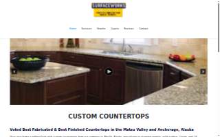 Surface Works Countertops website