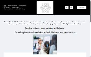 Absolute Health & Wellness website
