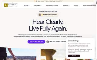 Advanced Appliance website