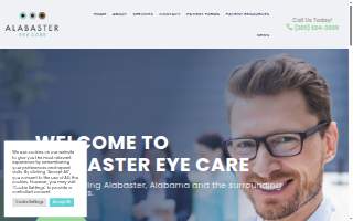 Alabaster Eye Care website