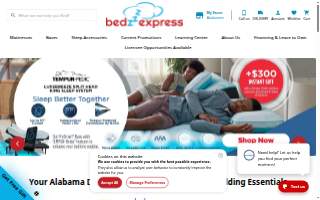 Bedzzz Express of Alabaster website