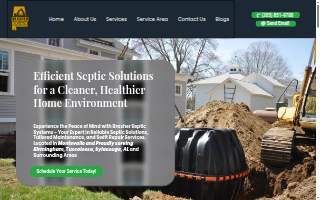 Brasher Septic Service website
