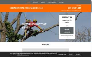 Cornerstone Tree Service, LLC website
