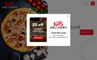 KATs Delivery website