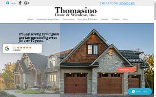 Thomasino Door & Window Inc of Alabaster website