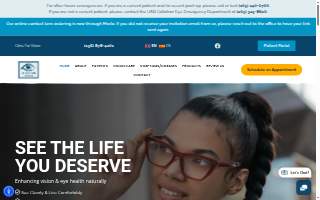 Clinic For Vision website