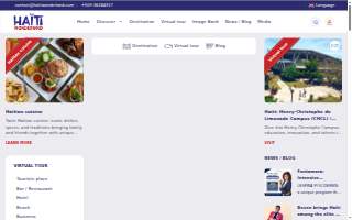 Haitian-Style Cuisine website