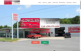 Holcomb Collision website