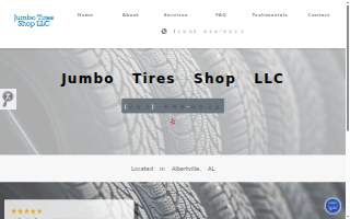 Jumbo Tires Shop LLC website