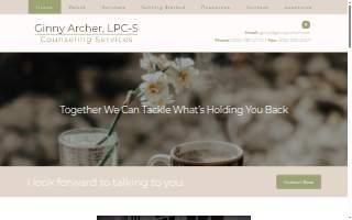 Counseling Services, Virginia (Ginny) Archer, LPC-S website