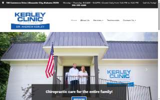 Kerley Clinic of Chiropractic website