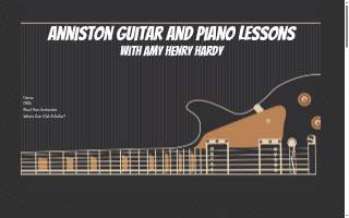 Anniston Guitar Lessons website