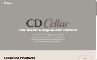 CD Cellar website
