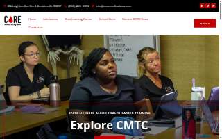 Core Medical Training Center-Anniston website