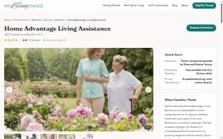 Home Advantage Living Assistance website
