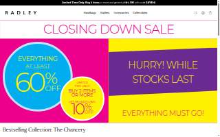 Radley's Body Shop website