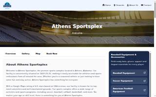 Athens Sportsplex website