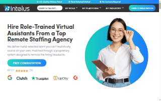 Intelus Agency website