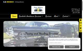 Laser Towing, Hauling & Recovery website