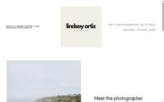 Lindsay Ortiz Photography website