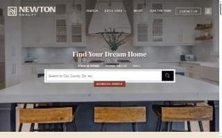 Newton Realty website