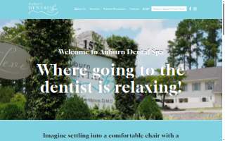 Auburn Dental Spa website