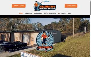 Auburn House Wash website