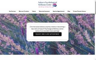 Auburn Psychological Wellness Center website