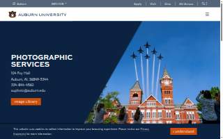 Auburn University Photographic Services website