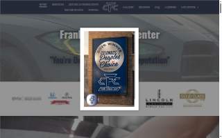 Franks Collision Center Of Alabama website