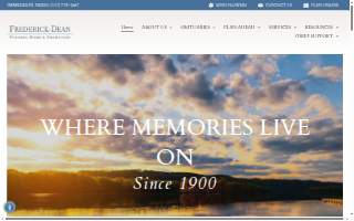 Frederick-Dean Funeral Home & Crematory website