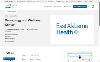 Gynecology and Wellness Center website