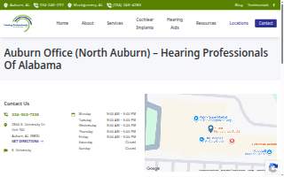 Hearing Professionals of Alabama (North Auburn) website