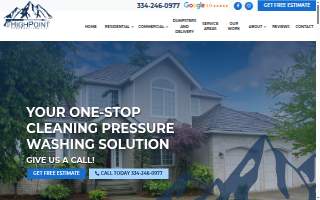 HighPoint Powerwashing website