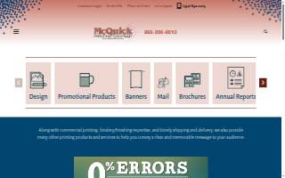 Mc Quick Printing Co website