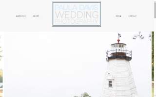 Paula Davis Wedding Photography website